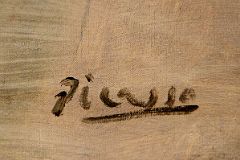 Pablo Picasso 1923 Woman in White Close Up 2 Picasso Signature - New York Metropolitan Museum Of Art.jpg